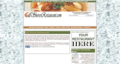 Desktop Screenshot of gulfshoresrestaurant.com